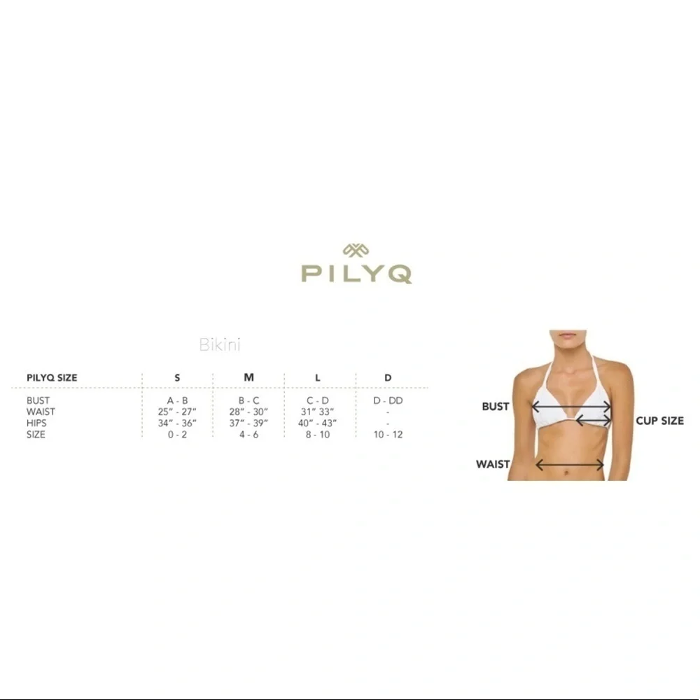 PilyQ Belize Utopia Swim Halter l Size Small